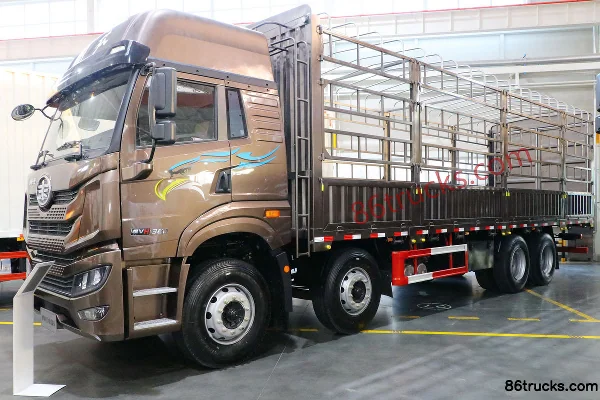 FAW Jiefang Qingdao Han VH Medium Truck 380 hp 8X4(12 wheels) 9.5m Stake Truck (China VI) Exterior (2) | 86Trucks