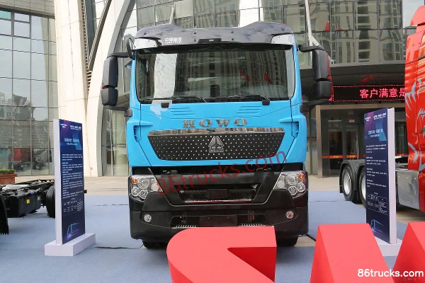 Sinotruk HOWO TX Heavy Truck 6X4(10 wheels) Electric Tractor Truck Exterior (2) | 86Trucks