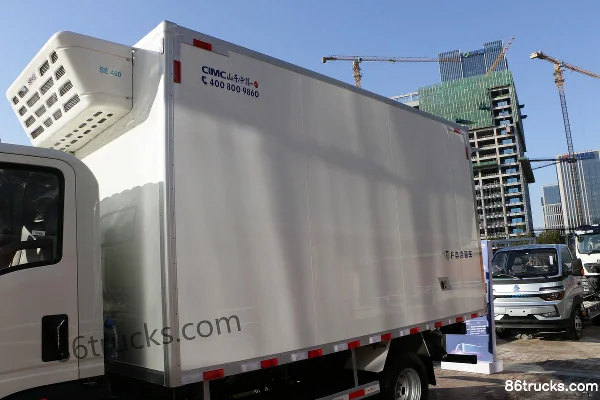 Sinotruk HOWO Blue Cube Hanjiang 4.15m Electric Refrigerated Truck (China VI) 81.14kWh 4X2(6 wheels) Body (1) | 86Trucks