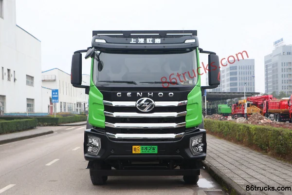 SAIC Hongyan Jiehu H6 6X4(10 roues) camion benne 100% électrique à échange de batterie 5,6 m 282 kWh Extérieur (2) | 86Trucks