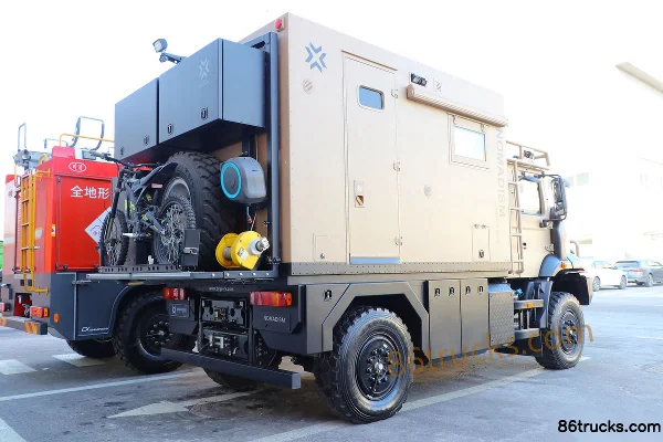 FAW Jiefang M41 Chassis 320hp 4X4(6 wheels) Wanderer Off-road RV (Nomadisen) Exterior (3) | 86Trucks