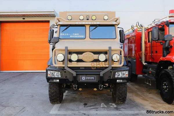 FAW Jiefang M41 Chassis 320hp 4X4(6 wheels) Wanderer Off-road RV (Nomadisen) Exterior (2) | 86Trucks