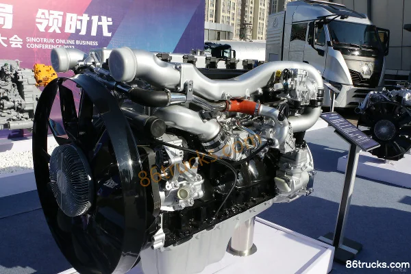 Sinotruk MT13.46-60 460 hp 13L China VI Natural Gas Engine Exterior (3) | 86Trucks