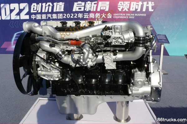 Sinotruk MT13.46-60 460 hp 13L China VI Natural Gas Engine Exterior (2) | 86Trucks