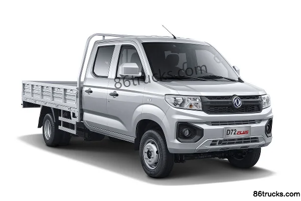 Dongfeng D72 PLUS 2022 Model Benfu Niu LV0 1.6L 122hp 4X2(6 wheels) Gasoline 3m Double Row Flatbed Micro Truck (China VI