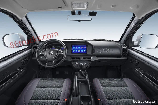 Dongfeng D72 PLUS 2022 Model Benfu Niu LV0 1.6L 122hp 4X2(6 wheels) Gasoline 3m Double Row Flatbed Micro Truck (China VI) Cab (1) | 86Trucks