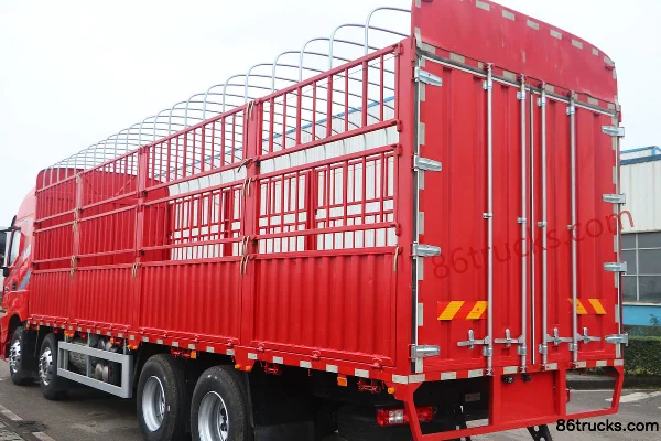 SAIC Hongyan Genlyon H6 version standard 460 ch 8X4(12 roues) camion porteur à ridelles 9,6 m (China VI) Carrosserie (1) | 86Trucks