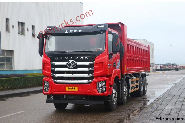 SAIC Hongyan Genlyon H6 Heavy-duty 420hp 8X4(12 wheels) 8.2m Dump Truck (China VI) Exterior (3) | 86Trucks