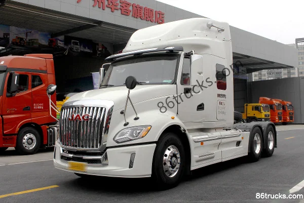 JAC Gallop V7 Heavy Truck 560hp 6X4(10 wheels) AMT Automatic Long-nose Tractor Truck (China VI) Exterior (3) | 86Trucks