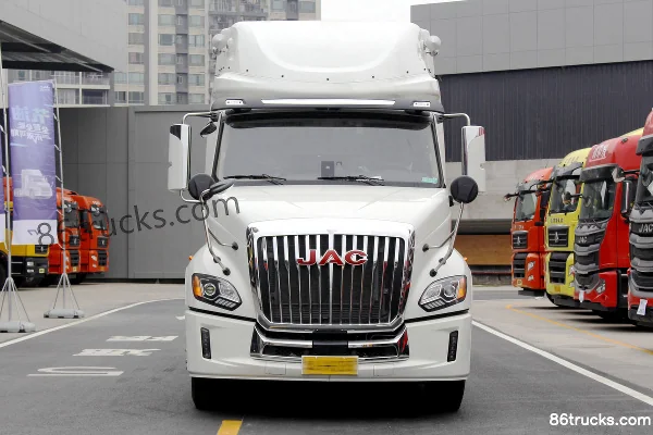 JAC Gallop V7 Heavy Truck 560hp 6X4(10 wheels) AMT Automatic Long-nose Tractor Truck (China VI) Exterior (2) | 86Trucks