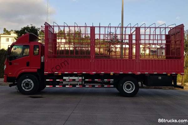 NanJun Ruijie D50 200hp 4X2(6 wheels) 6.8m crew cab stake truck medium-duty Exterior (2) | 86Trucks