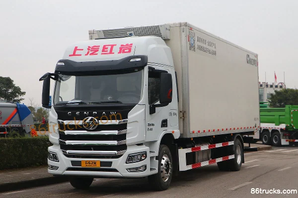 SAIC Hongyan Jiebao H6 240 hp 4X2(6 wheels) 6.8m Refrigerated Truck (China VI) Exterior (3) | 86Trucks