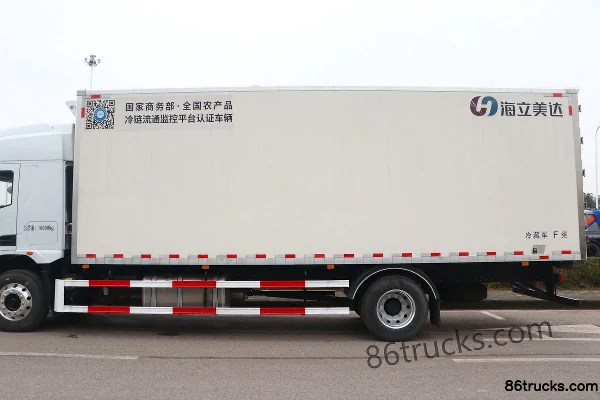 SAIC Hongyan Jiebao H6 240 hp 4X2(6 wheels) 6.8m Refrigerated Truck (China VI) Body (1) | 86Trucks