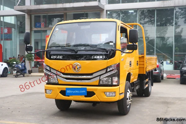Dongfeng Duolika D6 115 hp 4X2(6 wheels) 3.25m Double Row Flatbed Light Truck (China VI) Exterior (3) | 86Trucks