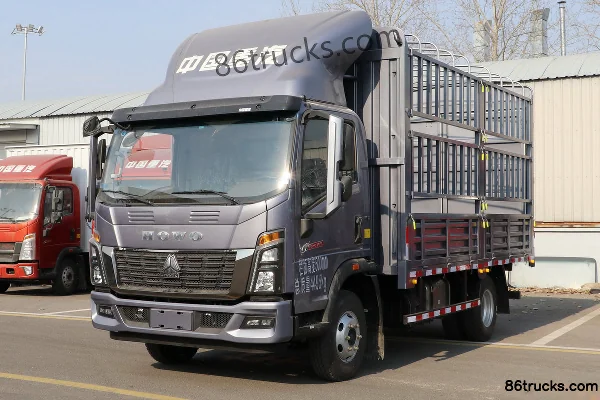 Sinotruk HOWO Tongsheng 160 hp 4X2(6 roues) 4.15m single-row fence light truck Extérieur (3) | 86Trucks