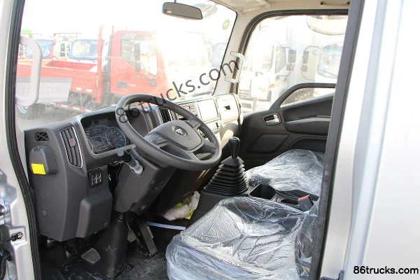 Foton Aumark S1 série Zhiying 131 ch 4X2(6 roues) 4,14 m camion léger fourgon monoplace (China VI) Cabine (3) | 86Trucks