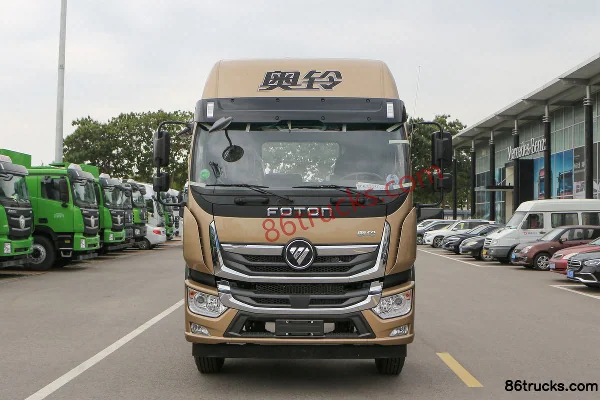 Foton Aoling Dahuangfeng Home Edition 220hp 4X2(6 wheels) 6.8m Sleeper Cab Stake Truck (China VI) Exterior (2) | 86Trucks