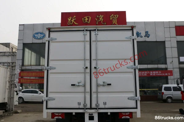 Yuejin Kuaidi H300 131 ch 4X2(6 roues) 4,17 m camion léger fourgon à cabine simple (China VI) Carrosserie (2) | 86Trucks