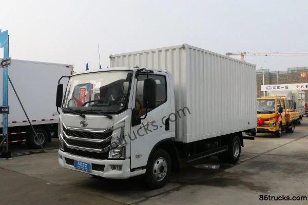 Yuejin Kuaidi H300 131 ch 4X2(6 roues) 4,17 m camion léger fourgon à cabine simple (China VI) Extérieur (3) | 86Trucks