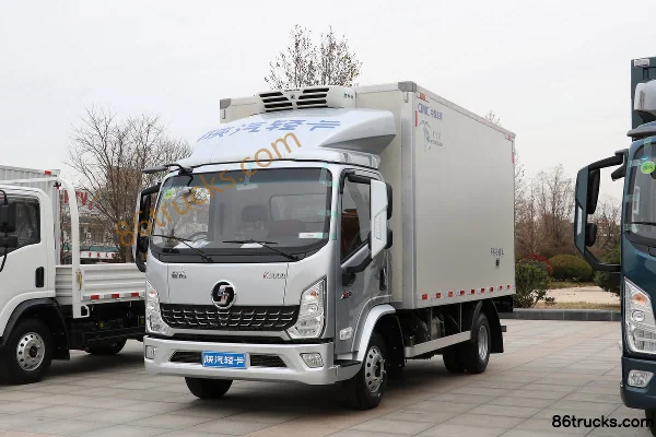 SHACMAN Light Truck Delong K5000 160 hp 4X2(6 wheels) 4.08m Refrigerated Truck (China VI) Exterior (3) | 86Trucks