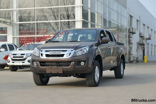 Jiangxi Isuzu Lingtuo 2020 finition Flagship automatique 2.5T diesel 150 ch 2 roues motrices double cabine pick-up allongée (3) | 86Trucks