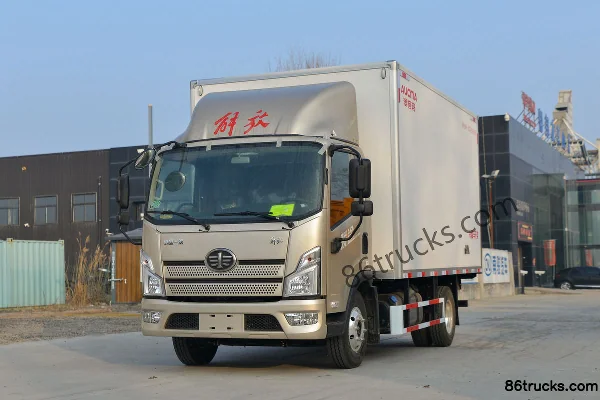 FAW Jiefang Lingtu 156 ch 4X2(6 roues) camion frigorifique 4,13 m AMT automatique Extérieur (3) | 86Trucks