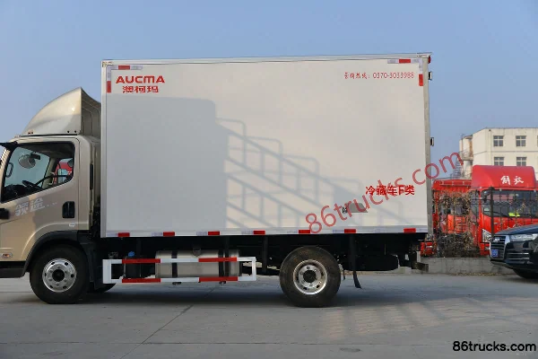 FAW Jiefang Lingtu 156 ch 4X2(6 roues) camion frigorifique 4,13 m AMT automatique Carrosserie (2) | 86Trucks