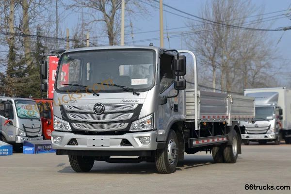 Foton Aumark S3 Series Efficient Express Delivery Version 156 hp 4X2(6 wheels) 4.8 m Half Row Flatbed Light Truck (China VI) Exterior (3)