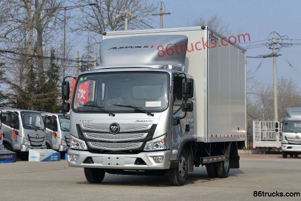 Foton Aumark S1 Light Edition 140hp 4X2(6 wheels) 3.36m semi-crew cab box truck Exterior (3) | 86Trucks