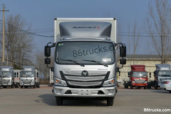 Foton Aumark S1 Light Edition 140hp 4X2(6 wheels) 3.36m semi-crew cab box truck Exterior (2) | 86Trucks