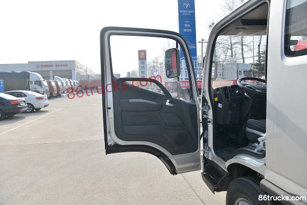 Foton Aumark S1 Light Edition 140hp 4X2(6 wheels) 3.36m semi-crew cab box truck (1) | 86Trucks