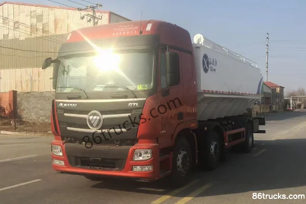 Foton AumanGTL 290 ch 6X2(8 roues) camion de transport d'aliments en vrac (marque Binglingfang) Extérieur (2) | 86Trucks