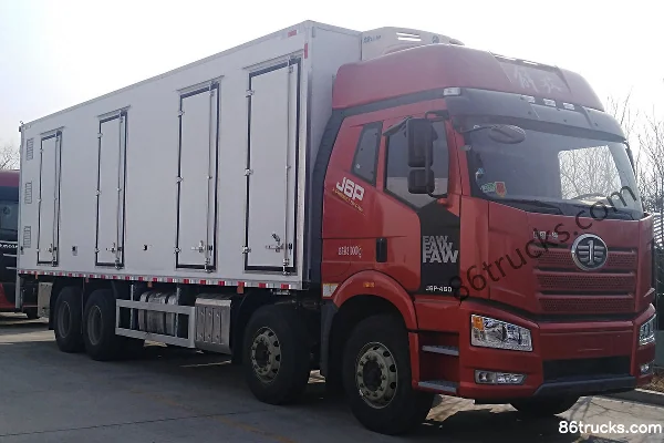 FAW Jiefang J6P 460 hp 8X4(12 wheels) Chick Transport Truck (Binglingfang Brand) Exterior (2) | 86Trucks