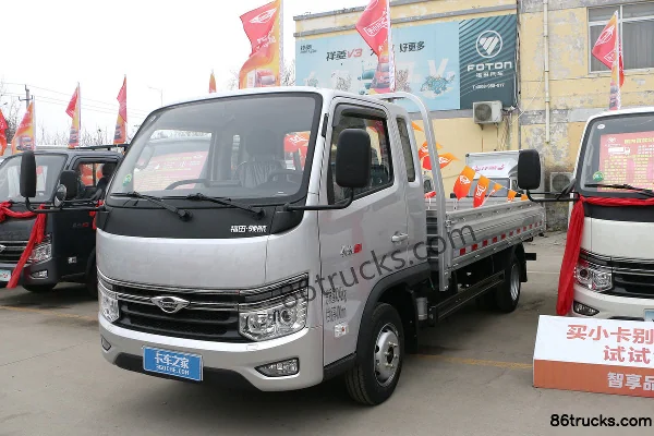 Foton Times Linghang S1 120 hp 4X2(6 wheels) 3.94 m single-row flatbed light truck (China VI) Exterior (3) | 86Trucks