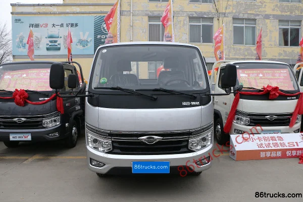 Foton Times Linghang S1 120 hp 4X2(6 wheels) 3.94 m single-row flatbed light truck (China VI) Exterior (2) | 86Trucks