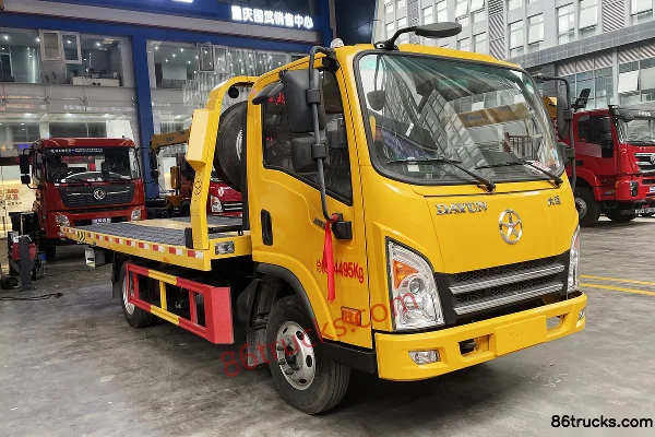 Dayun Xin Aopuli 127 hp 4X2(6 wheels) Wrecker Truck (China VI) (Hongyu Brand) Exterior (2) | 86Trucks