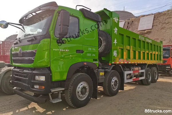 Sinotruk HOWO TH7 Flagship Edition Mountain Area Version 500hp 8X4(12 wheels) 7.6m Dump Truck (China VI) (with Hydraulic Retarder) Exterior