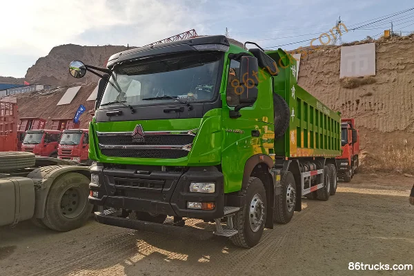 Sinotruk HOWO TH7 Flagship Edition Mountain Area Version 500hp 8X4(12 wheels) 7.6m Dump Truck (China VI) (with Hydraulic Retarder) Exterior