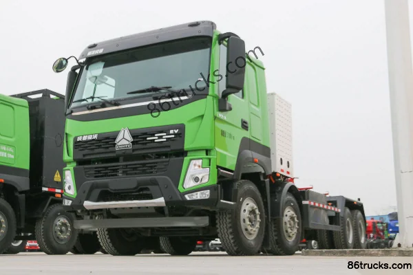 Sinotruk V7-X 31T 8X4(12 wheels) Electric Hook-Lift Garbage Truck (Jinchuang Jialan Brand) Exterior (3) | 86Trucks