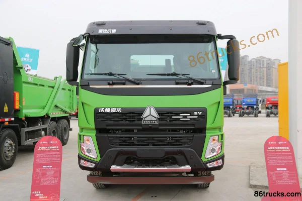 Sinotruk V7-X 31T 8X4(12 wheels) Electric Hook-Lift Garbage Truck (Jinchuang Jialan Brand) Exterior (2) | 86Trucks