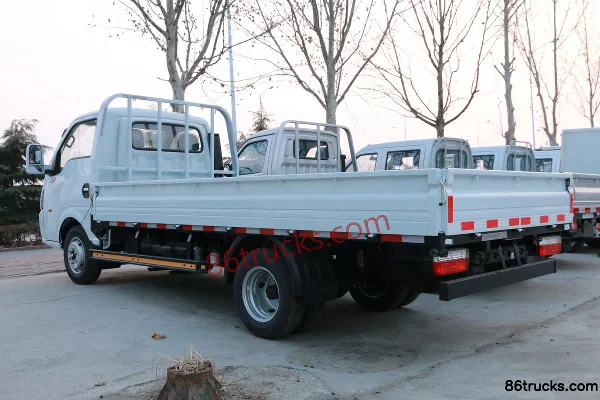 Dongfeng T5 95 hp 4X2(6 wheels) 3.4m single-row flatbed light truck (wide track) (Beijing VI) Exterior (2) | 86Trucks
