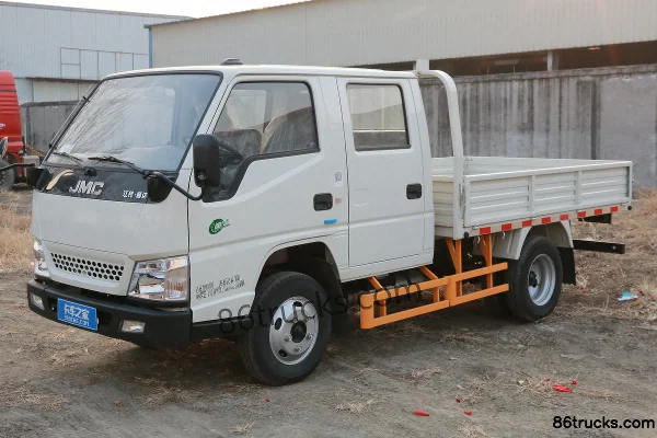 JMC Shunda Small Card 122hp 4X2(6 wheels) 2.69m Double Row Flatbed Light Truck (China VI) Exterior (3) | 86Trucks