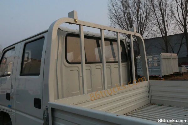 JMC Shunda Small Card 122hp 4X2(6 wheels) 2.69m Double Row Flatbed Light Truck (China VI) Body (2) | 86Trucks