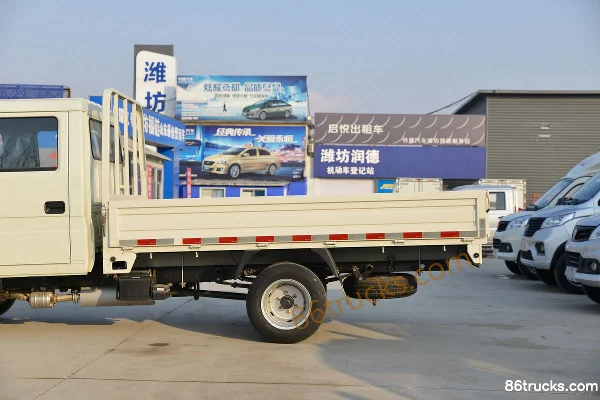 Foton Times Xiaoka Star 2 122 hp 4X2(6 wheels) gasoline 2.71m double-row flatbed micro truck (China VI) Body (1) | 86Trucks