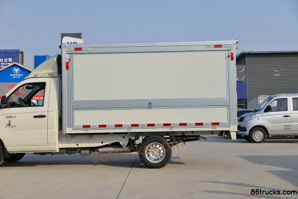 Foton Xiangling V1 Xiaocailu 1.6L Gasoline 122hp 4X2(6 wheels) 2.8m Single Row Wing Opening Box Micro Truck (China VI) Body (2) | 86Trucks