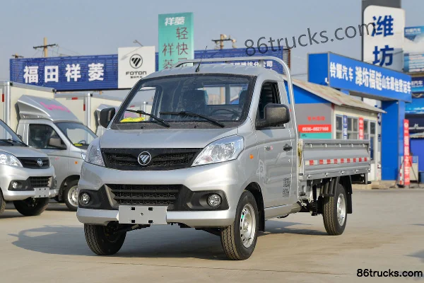 Foton Xiangling V1 1.6L 122 ch 4X2(6 roues) essence 3,05 m micro camion plateau à ridelles cabine simple (roue arrière simple) (China VI) Ex