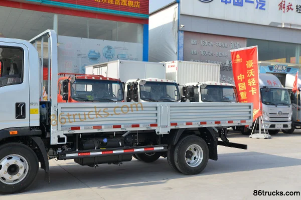 Sinotruk HOWO Hanjiang 150hp 4X2(6 wheels) 4.15m Single Row Stake Light Truck (China VI) (8-speed) Body (1) | 86Trucks