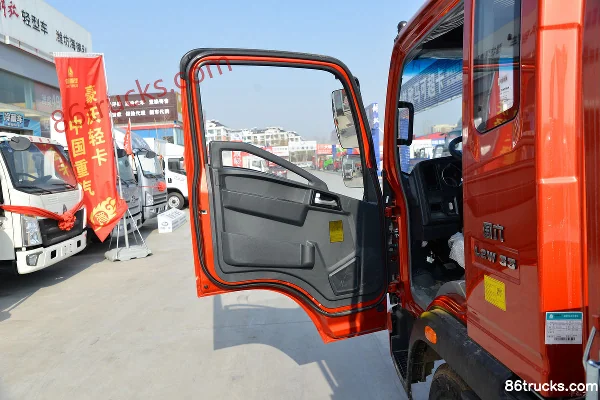 Sinotruk HOWO Hanjiang 130 ch 4X2(6 roues) camion plateau léger à cabine demi-avancée 3,85 m (China VI) (8 vitesses) (1) | 86Trucks