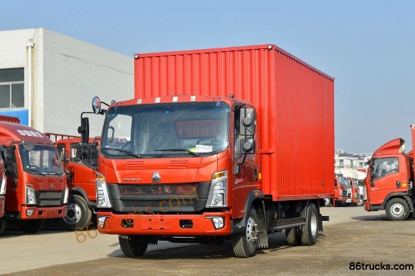 Sinotruk HOWO Hanjun 150 hp 4X2(6 wheels) 4.15 m Single Row Van Light Truck (China VI) Exterior (3) | 86Trucks