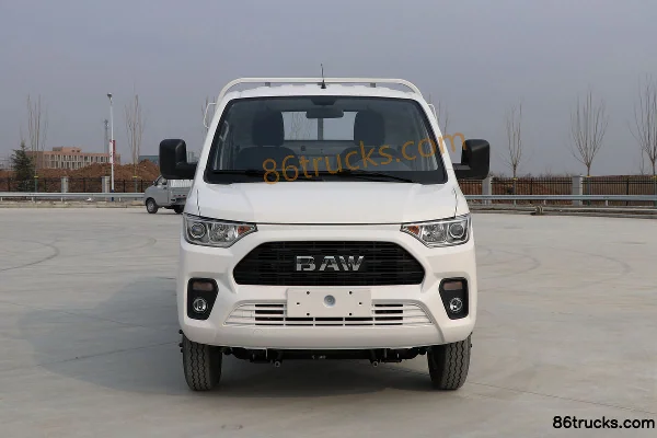 BAW Jingka T7 1.6L 123hp 4X2(6 wheels) Gasoline 3.3m Single Row Flatbed Mini Truck (China VI) Exterior (2) | 86Trucks